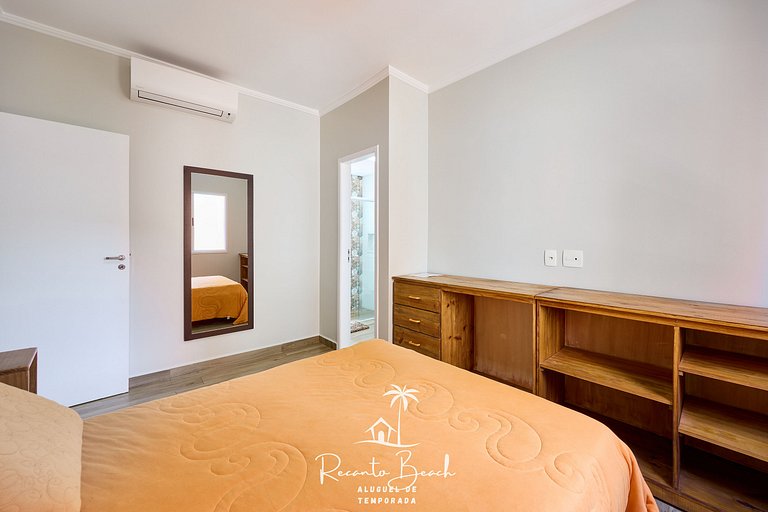 Bonito moderno bem equipado Recanto Beach Ubatuba