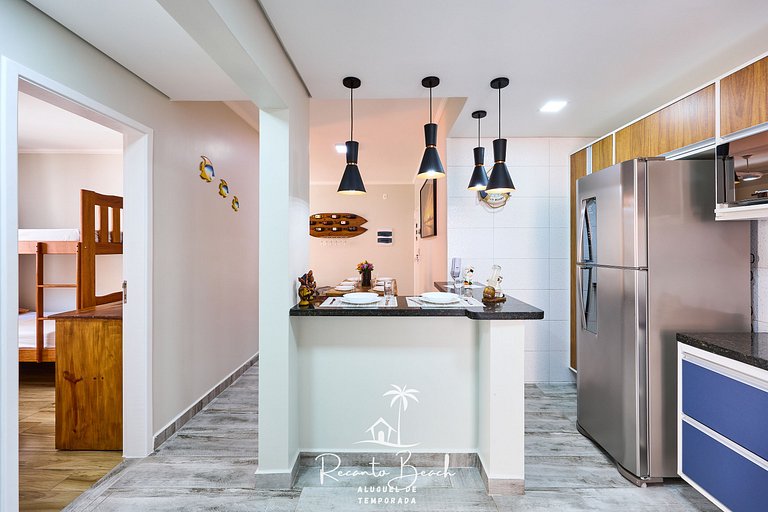 Bonito moderno bem equipado Recanto Beach Ubatuba