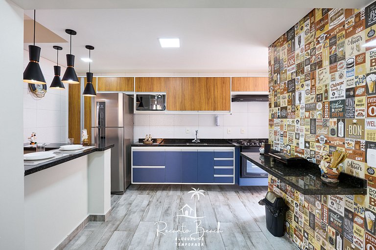Bonito moderno bem equipado Recanto Beach Ubatuba
