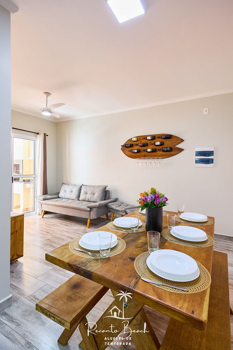 Bonito moderno bem equipado Recanto Beach Ubatuba