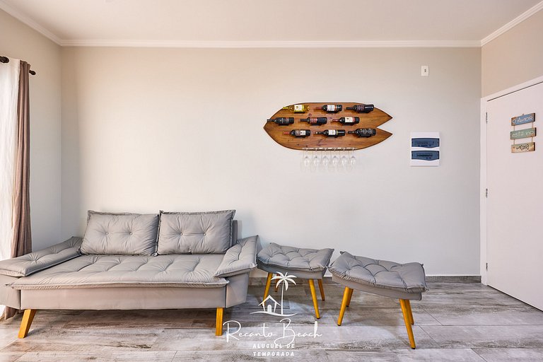 Bonito moderno bem equipado Recanto Beach Ubatuba